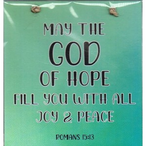 Plaque - Romans 15:13